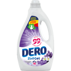 DERO DETERGENT LICHID 2L 2IN1 LAVANDA 40SP