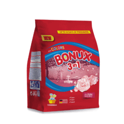 BONUX DETERGENT PUDRA MANUAL 400G 3IN1 COLORS ROSE 8SP