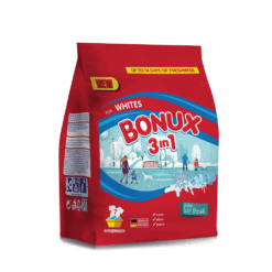 BONUX DETERGENT PUDRA MANUAL 400G 3IN1 WHITES ICE FRESH 8SP