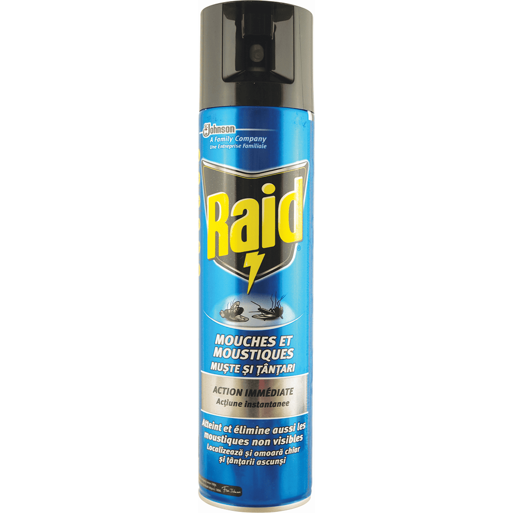 RAID INSECTICID SPRAY 400ML MUSTE SI TANTARI