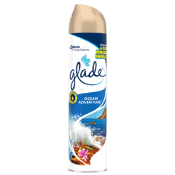 GLADE SPRAY ODORIZANT CAMERA 300ML OCEAN ADVENTURE