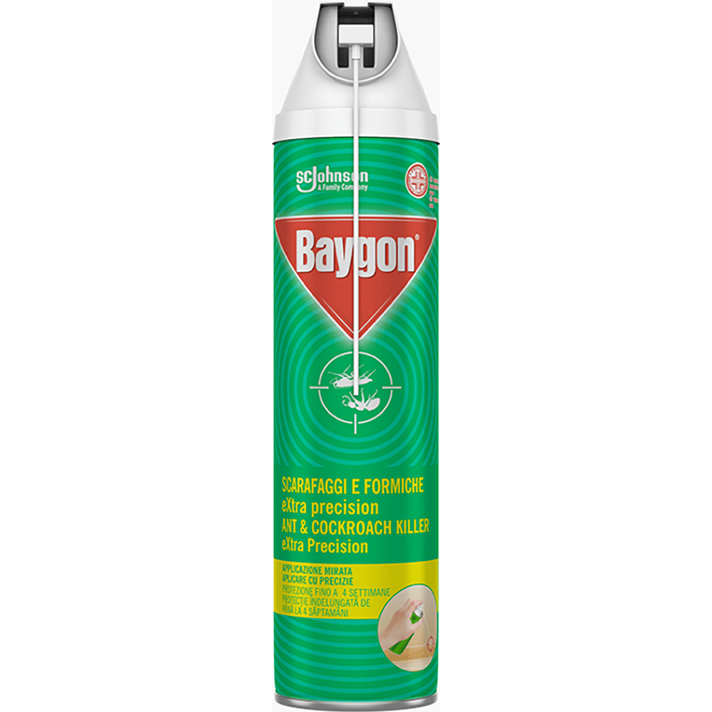 BAYGON INSECTICID SPRAY GANDACI SI FURNICI 400ML EXTRA PRECIZIE
