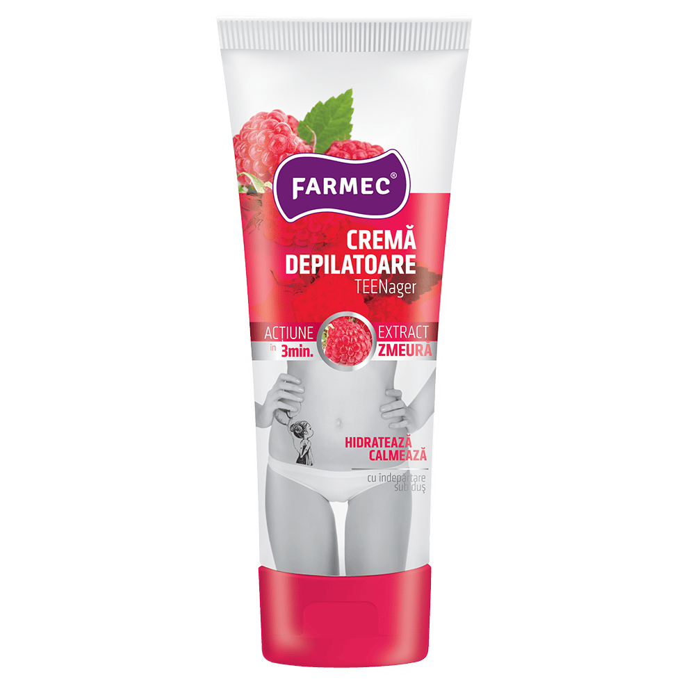 FARMEC CREMA DEPILATOARE TEENAGER ZMEURA 150ML