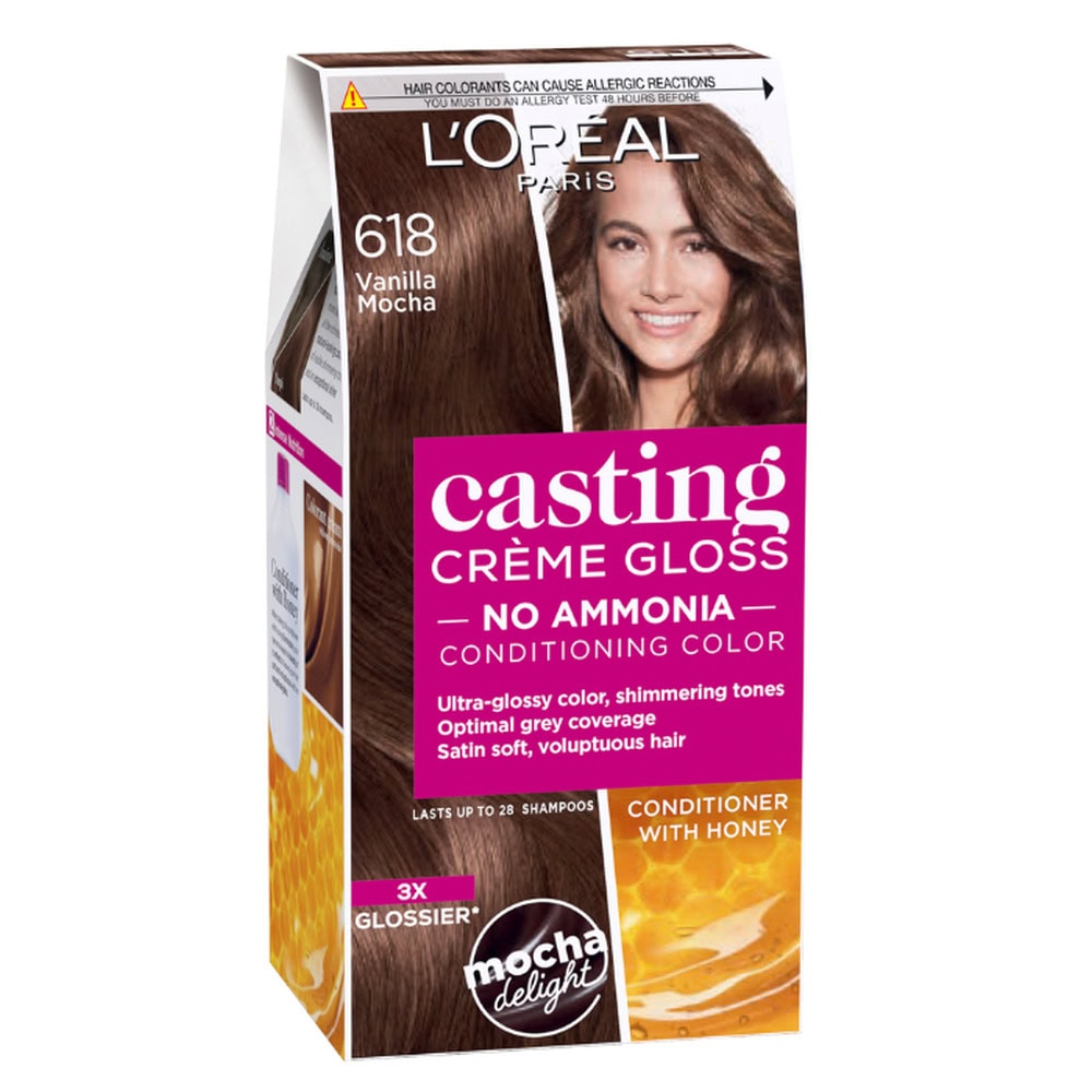 LOREAL CASTING VOPSEA PAR SEMI 618 VANILLA MOCHA