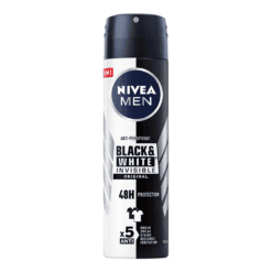 NIVEA DEO MEN 150ML INVISIBLE B&W ORIGINAL 48H