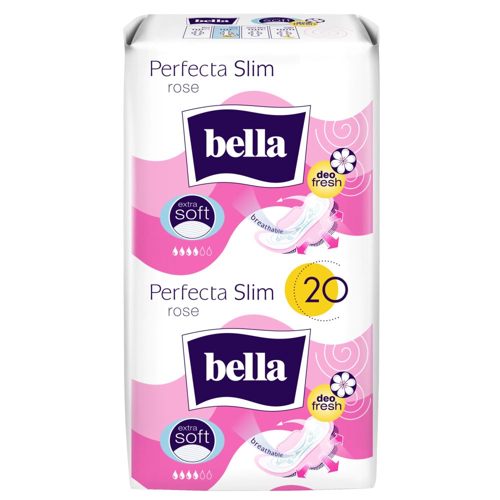 BELLA PERFECTA SLIM ABSORBANTE 20BUC ROSE