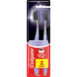 COLGATE PERIUTE HIGH DENS. CHARCOAL 2BUC/SET