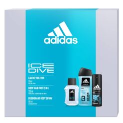 ADIDAS CAS MEN (EDT50+DEO150+SG250) ICE DIVE
