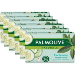 PALMOLIVE SAP. 90G GREEN TEA&CUCUMBER 6BUC/SET