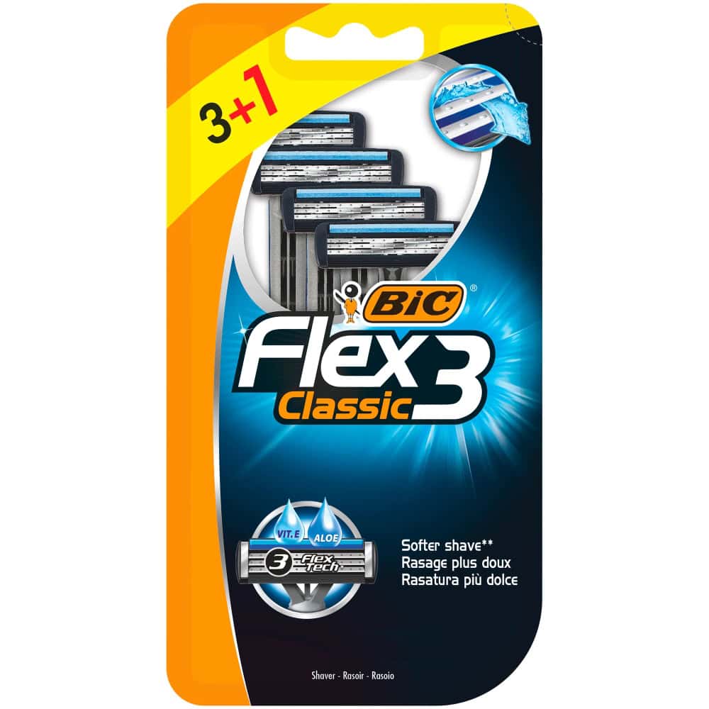BIC 3 FLEX CLASIC 3+1(SET4)