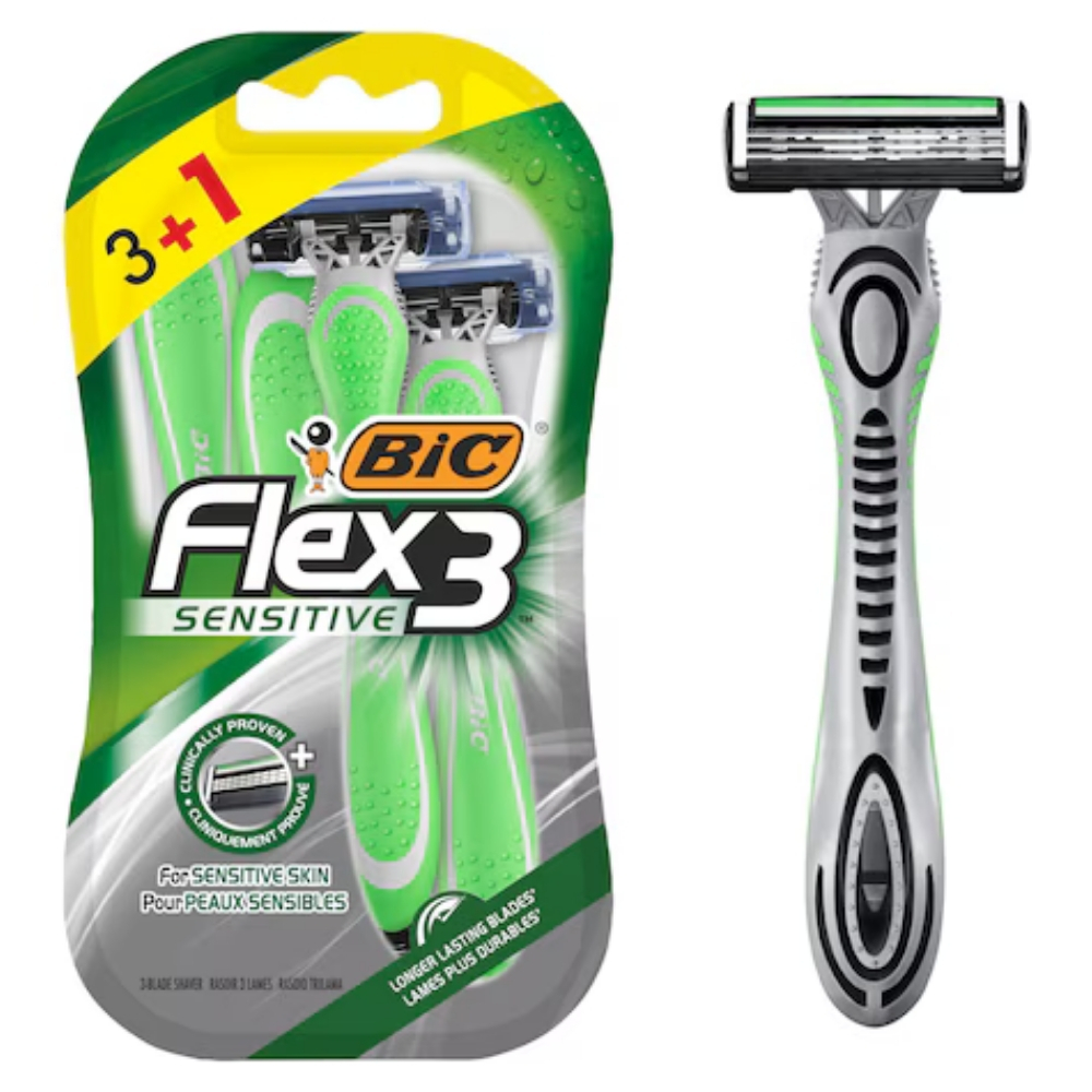 BIC FLEX 3 AP RAS SENSITIVE (3+1)