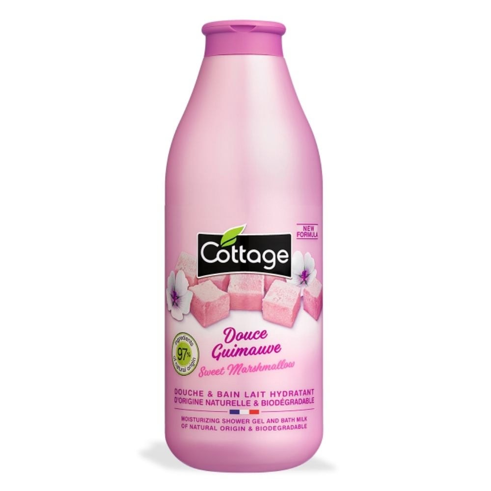 COTTAGE GEL DE DUS 750ML SWEET MARSHMALLOW