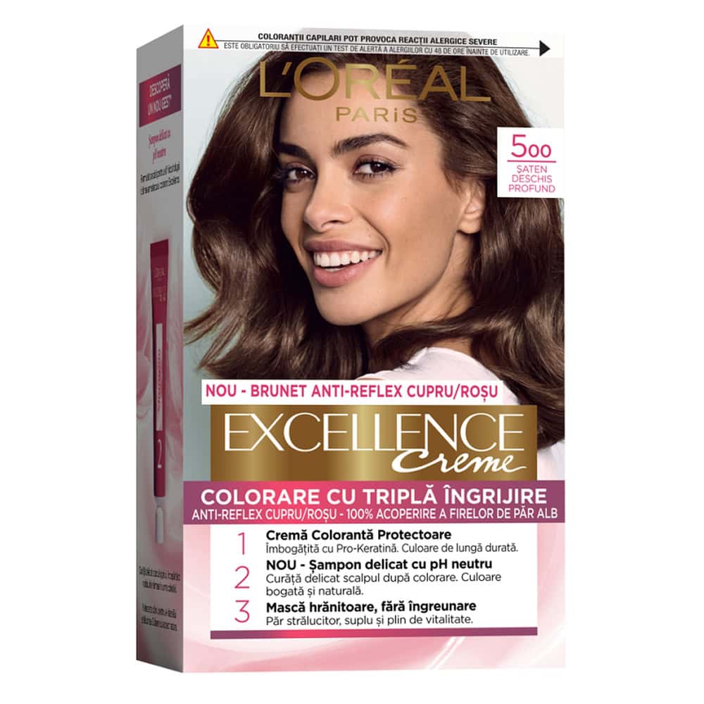 LOREAL EXCELLENCE VOPSEA PAR 500 SATEN NATURAL
