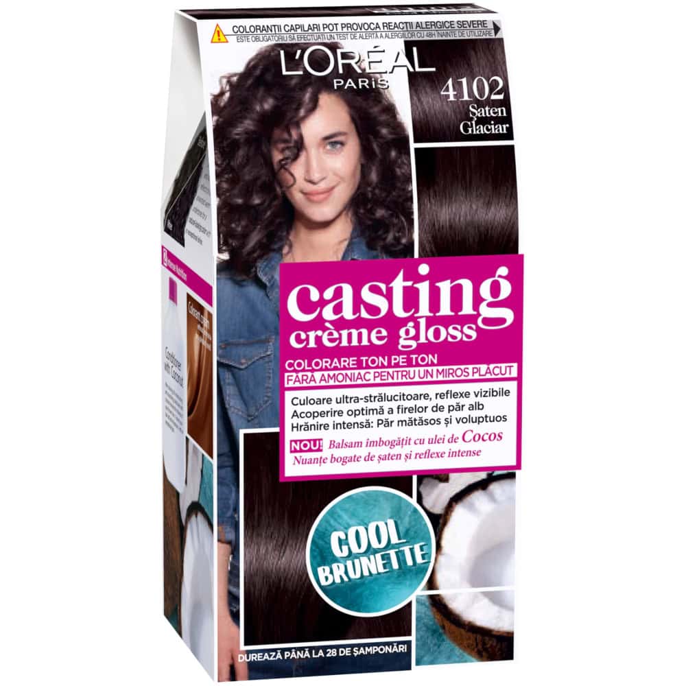LOREAL CASTING VOPSEA PAR SEMI 4102 SATEN GLACIAR