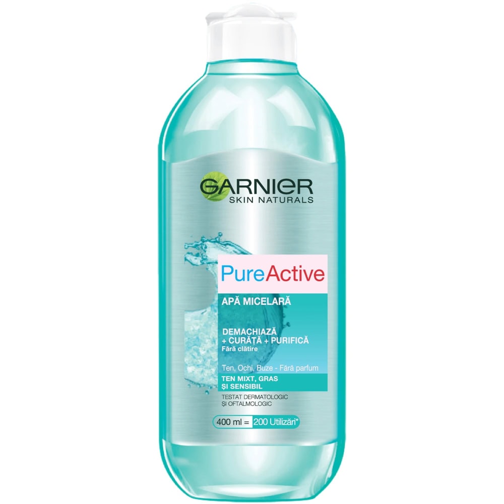 GARNIER APA MICELARA 400ML PURE ACTIVE