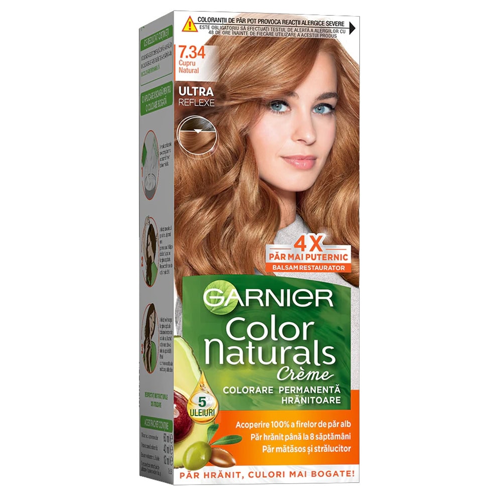 GARNIER NATURALS VOPSEA PAR 7.34 CUPRU NATURAL