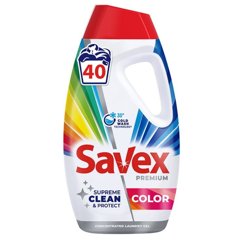 SAVEX DETERGENT LICHID 1.8L 2IN1 COLOR 40SP