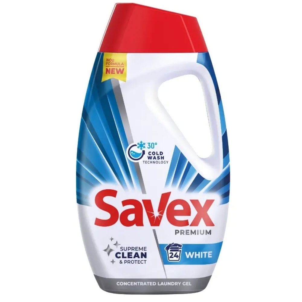 SAVEX DETERGENT LICHID 1.08L WHITE 24SP