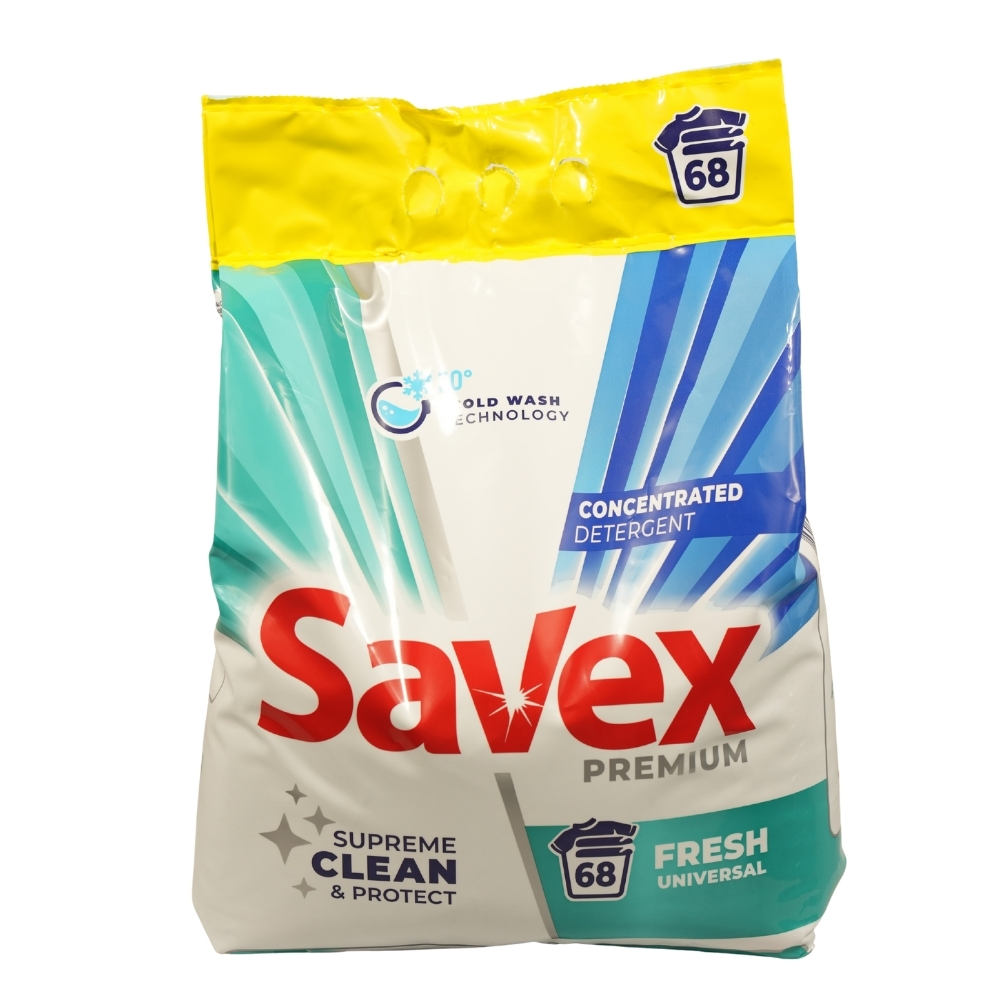 SAVEX DETERGENT PUDRA AUTOMAT 5.5KG FRESH 68SP