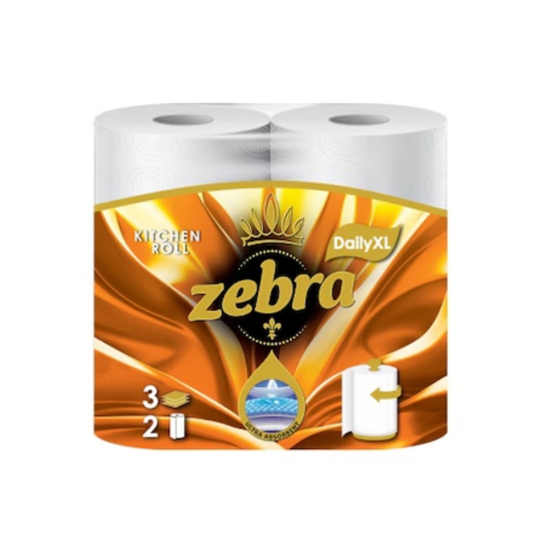 ZEBRA DAILY XL PROSOP HARTIE 3STR 2ROLE