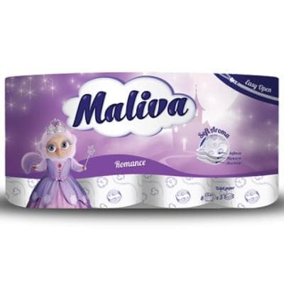 MALIVA HARTIE IGIENICA 3STR 8ROLE ROMANCE