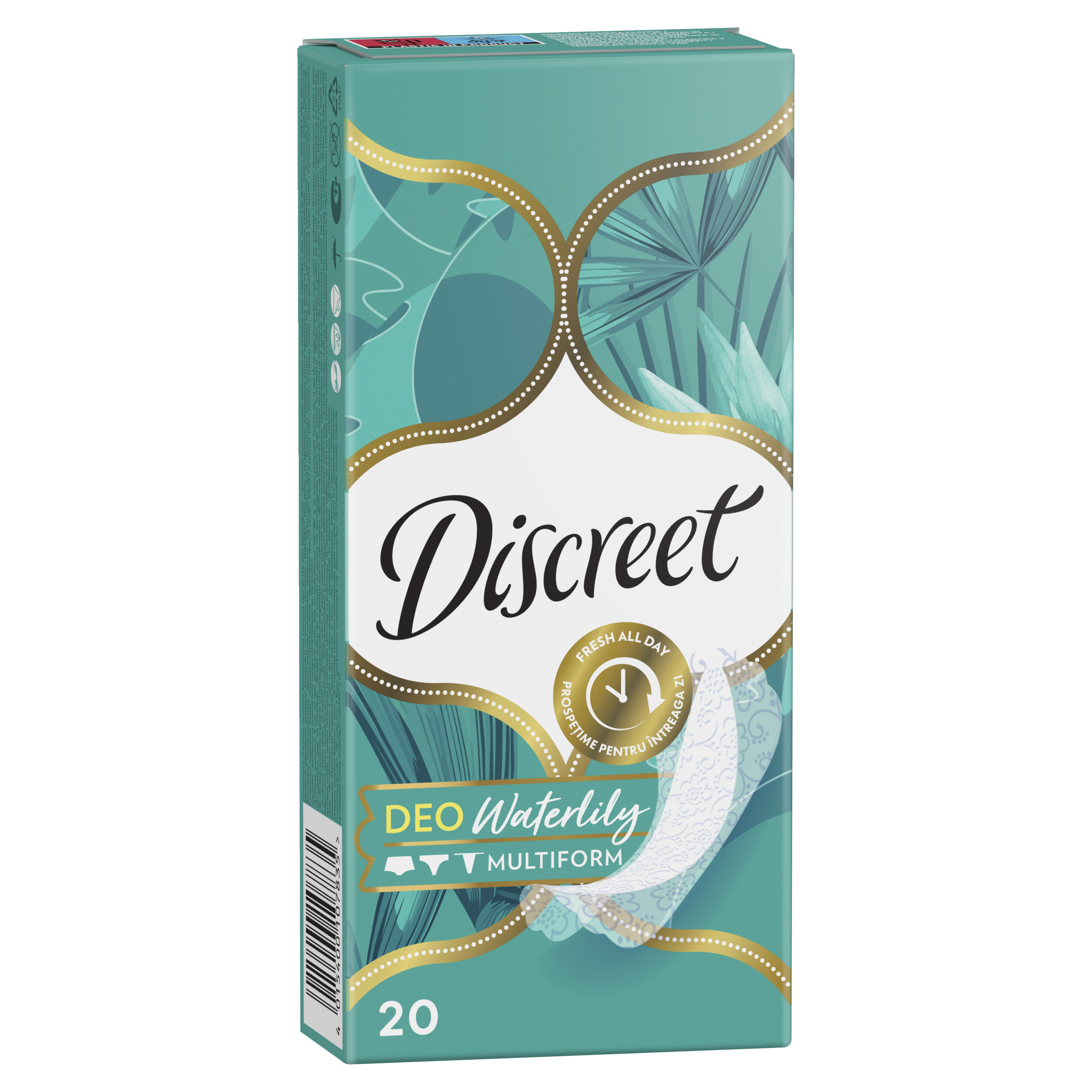 DISCREET ABSORBANTE ZILNICE 20BUC WATERLILY
