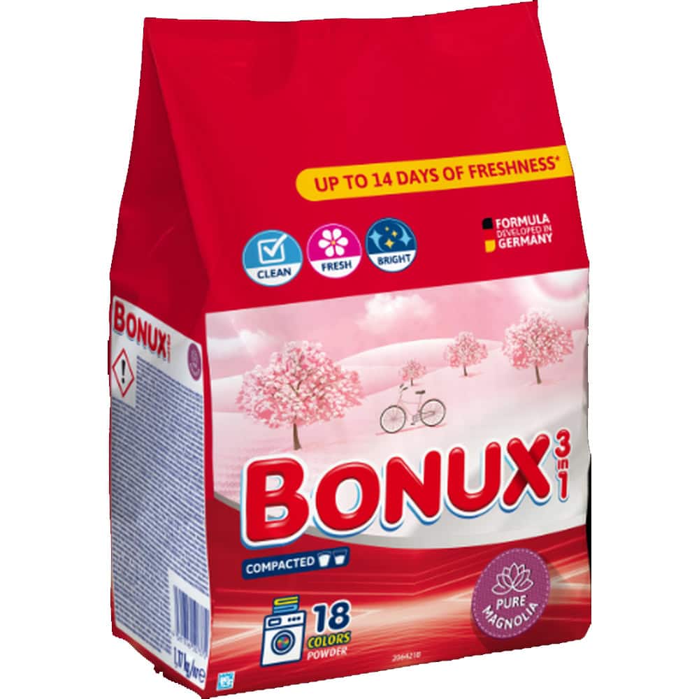 BONUX DETERGENT PUDRA AUTOMAT 1.17KG WHITE LILAC 18SP