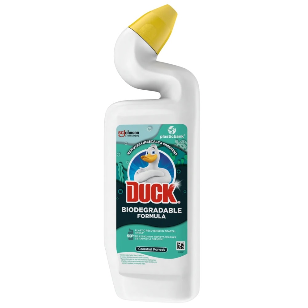 DUCK WC LICHID 750ML COASTAL FOREST BIODEGRADABLE FORMULA