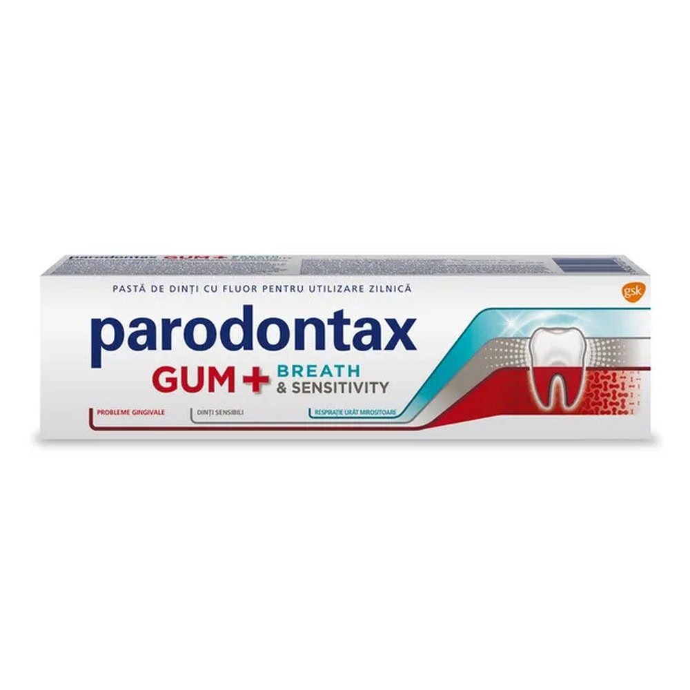 PARODONTAX 75ML GUM&BREATH SENSITIVITY WHITENING