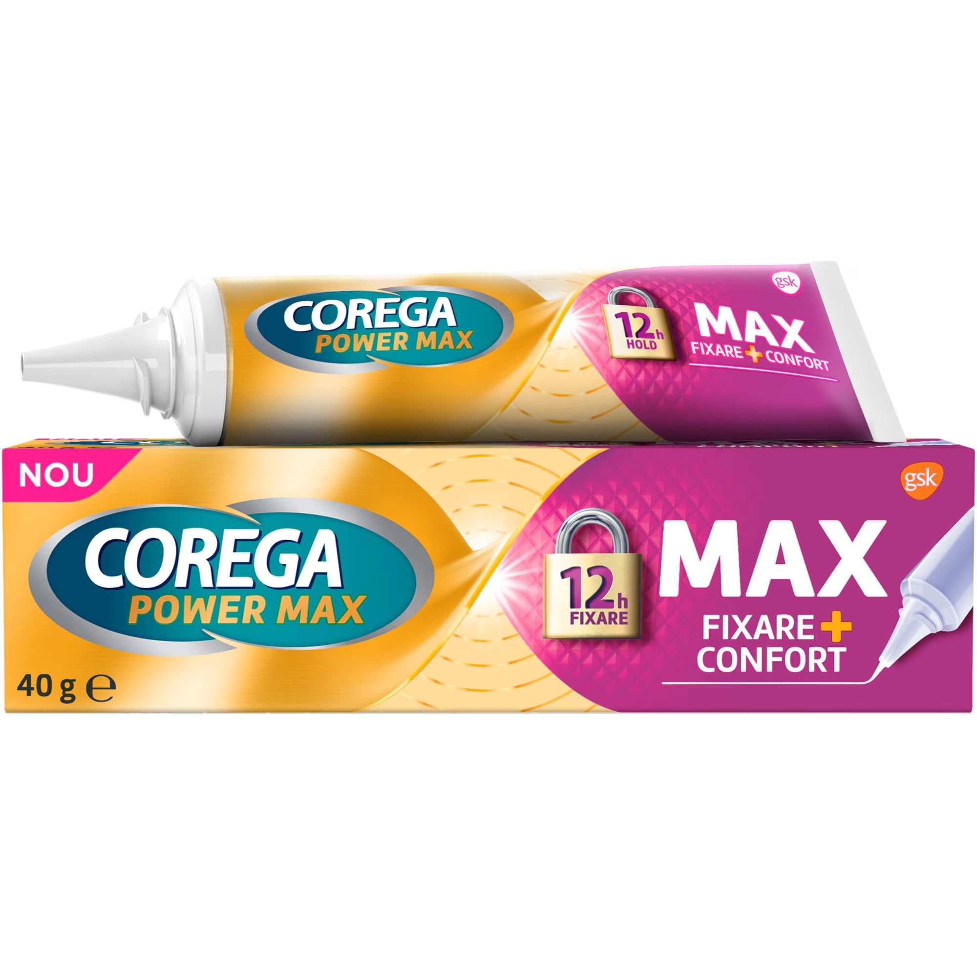 COREGA CREMA ADEZIVA 40G MAX FIXARE