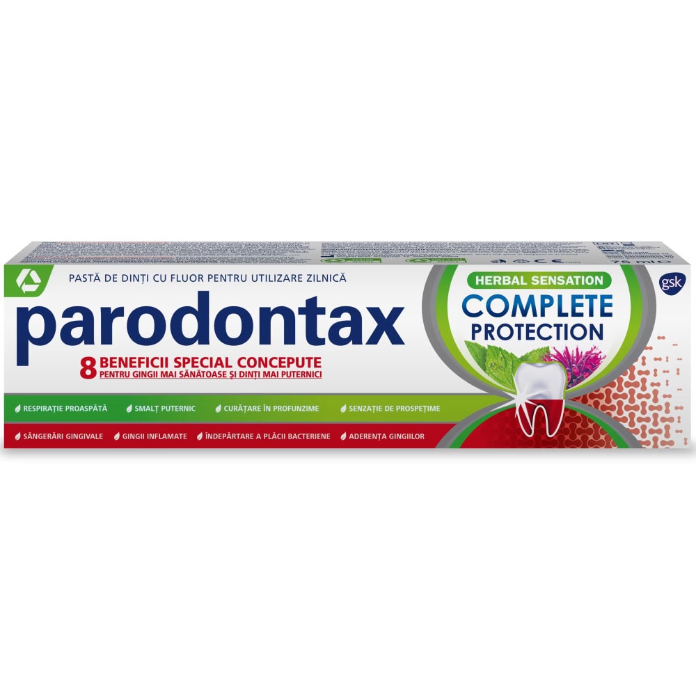PARODONTAX 75ML COMPLETE PROTECTION HERBAL