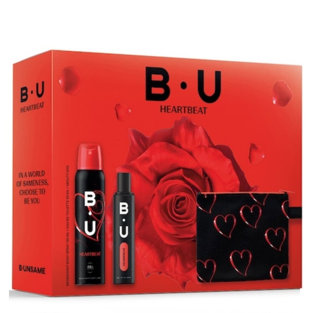 BU CAS (DEO150ML+EDT50ML+BAG) HEARTBEAT