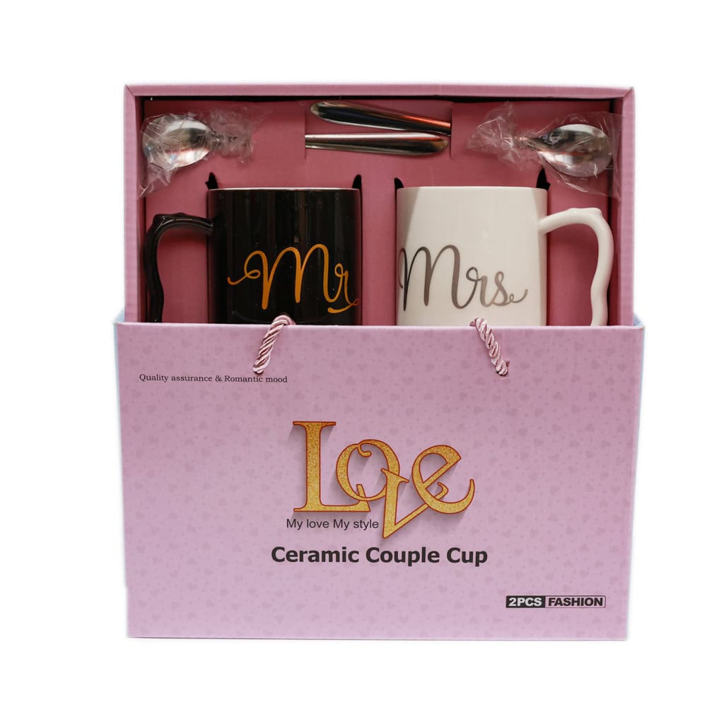 SET LOVE MR/MRS CANI CERAMICA+LINGURITE 2PCS G75-5