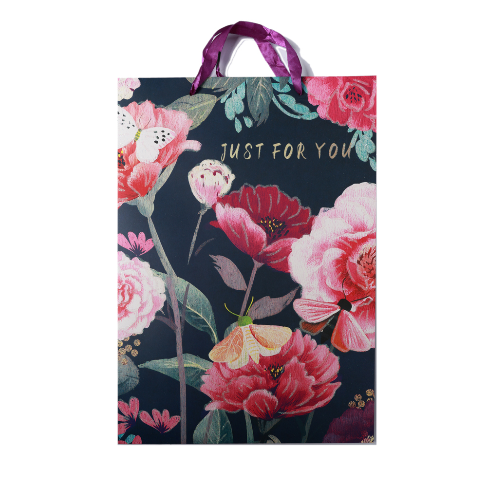 PUNGA CADOU 31X44X12CM FLOWER MIX GC21-27