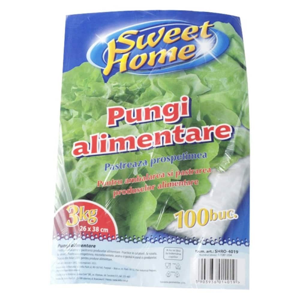 SWEET HOME PUNGI ALIMENTARE 3KG 100BUC