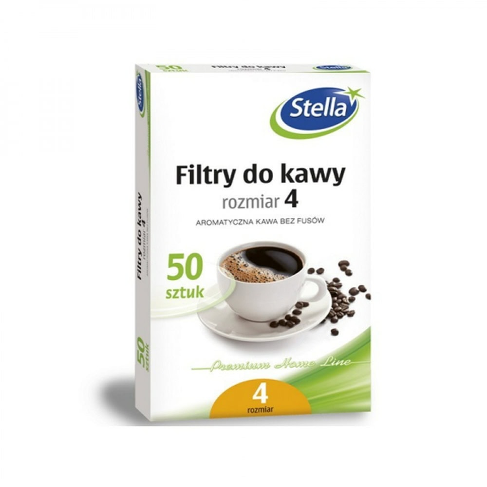 STELLA FILTRE CAFEA HARTIE NR 4 50BUC