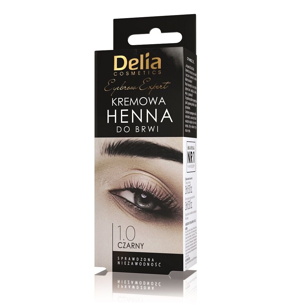 DELIA VOPSEA GENE&SPRANCENE 15ML 1.0 NEGRU