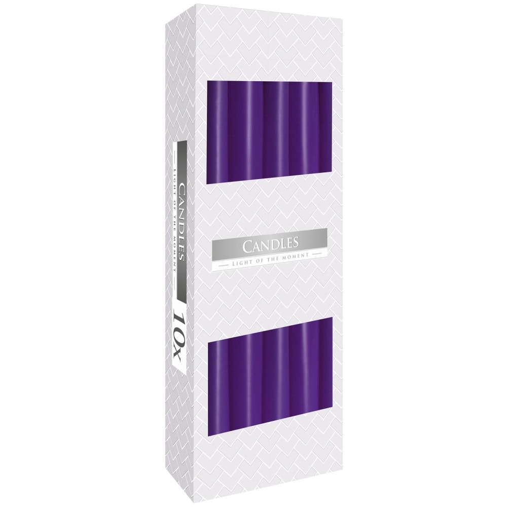 LUMANARE CONICA VIOLET S30-040 10BUC