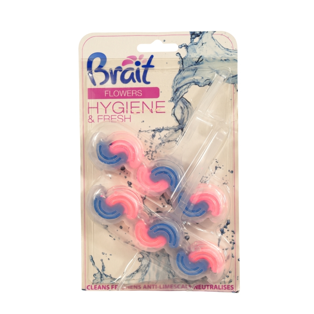 BRAIT ODORIZANT WC HYGIENE 2X45G FLOWERS