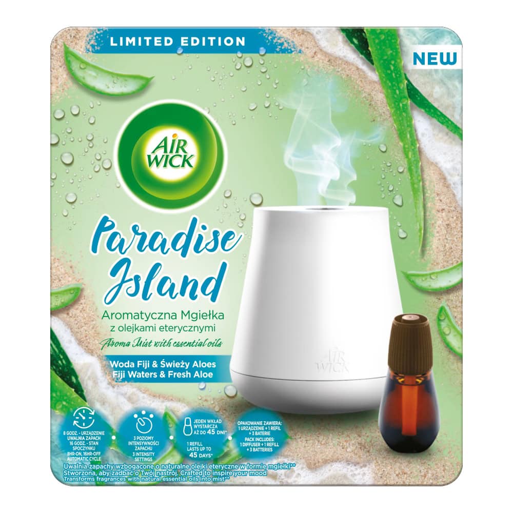 AIRWICK DIFFUSER ELECTRIC PARFUM 20ML PARADISE ISLAND