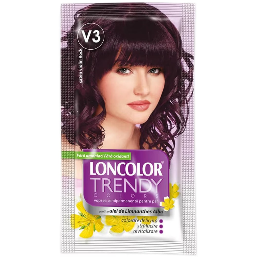 LONCOLOR TRENDY VOPSEA PAR SEMI 2X25ML V3 SATEN VIOLIN ROCK