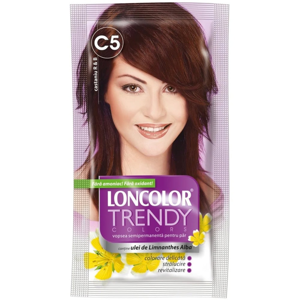 LONCOLOR TRENDY VOPSEA PAR SEMI 2X25ML C5 CASTANIU R&B