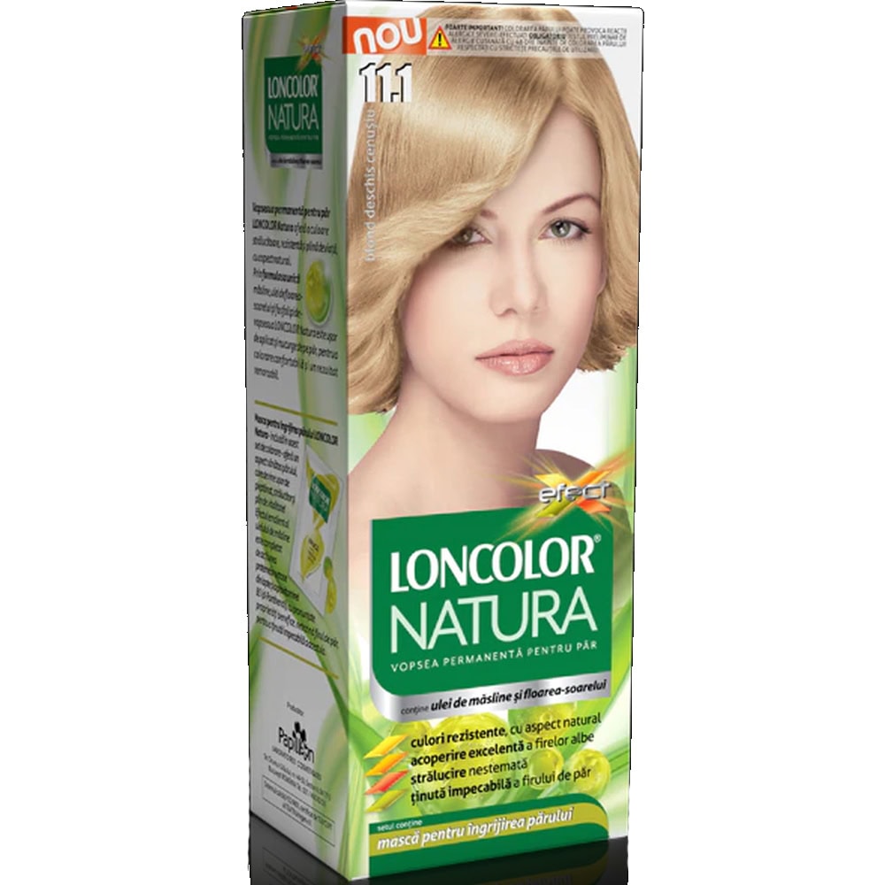 LONCOLOR NATURA VOPSEA PAR 11.1 BLOND DESCHIS CENUSIU