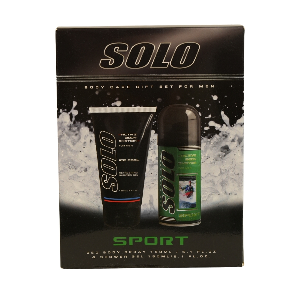 SOLO CAS MEN SPORT DEO+GEL DUS