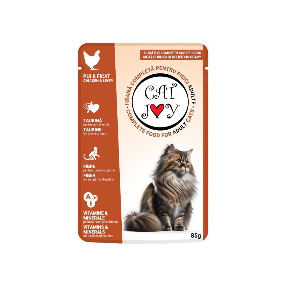 CAT JOY HRANA UMEDA PISICI 85G PUI&FICAT
