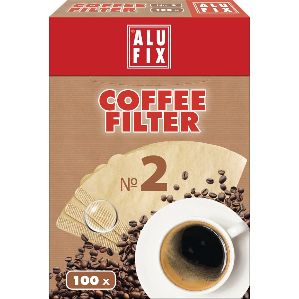 ALUFIX FILTRE CAFEA HARTIE NR 2 100BUC