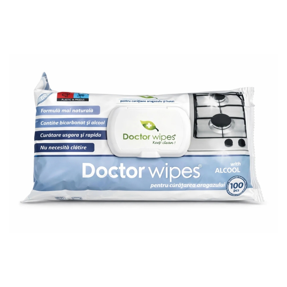 DR. WIPES SERVETELE UMEDE ARAGAZ&HOTA 100BUC