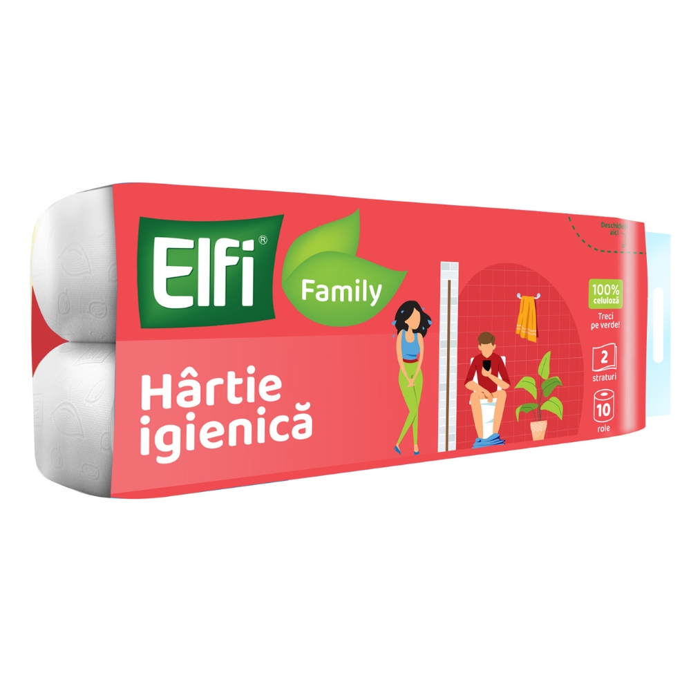 ELFI FAMILY HARTIE IGIENICA 2STR 10ROLE