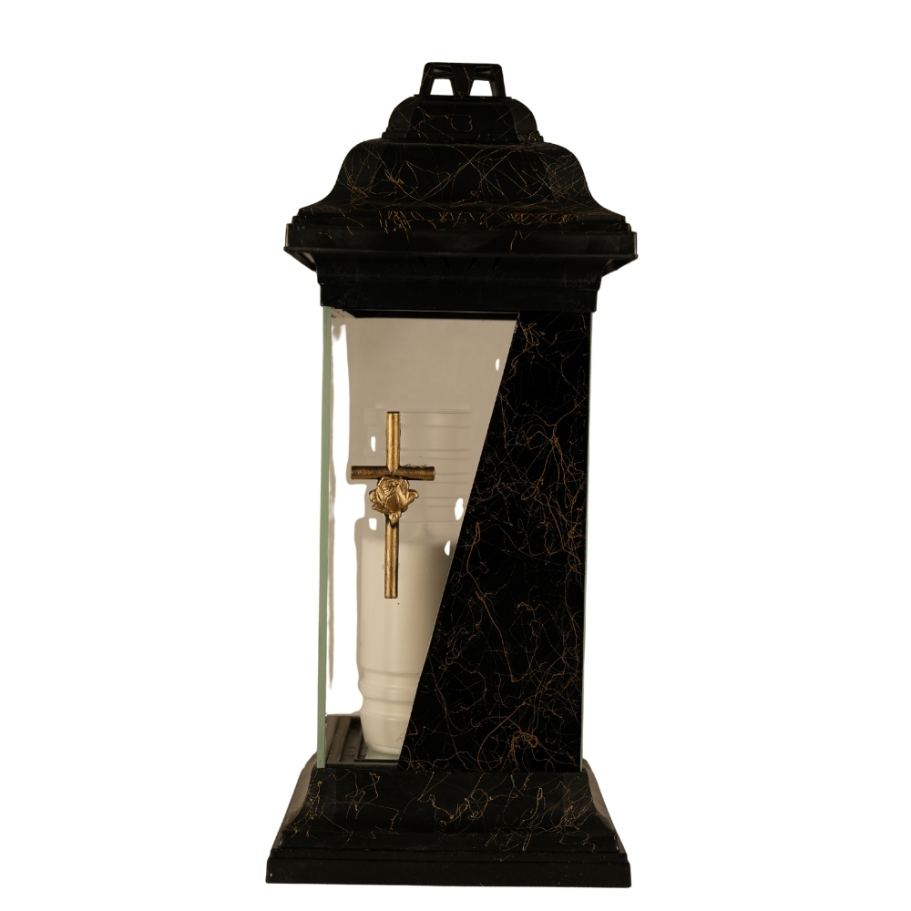 FELINAR STICLA CRUCE+REZERVA NEGRU 75H