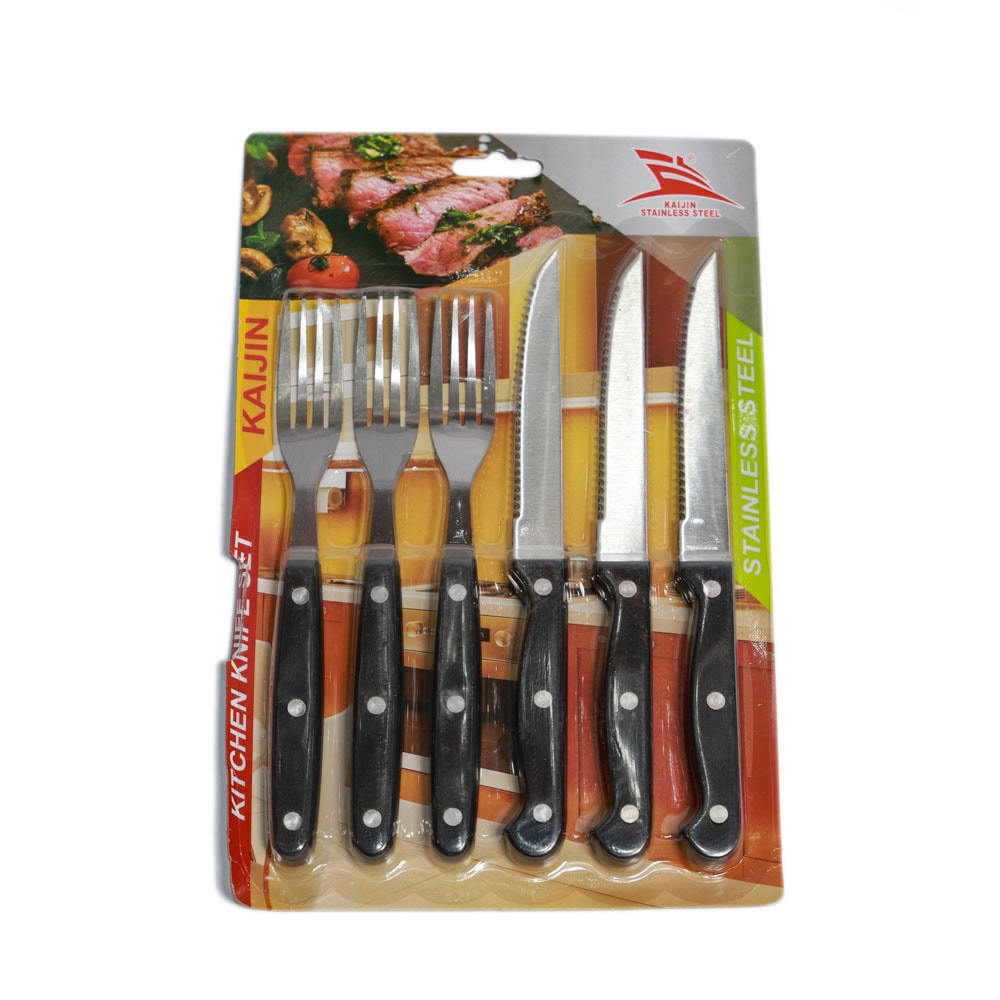 SET TACAMURI SERVIRE CUTIT SI FURCULITA 6BUC G19-3